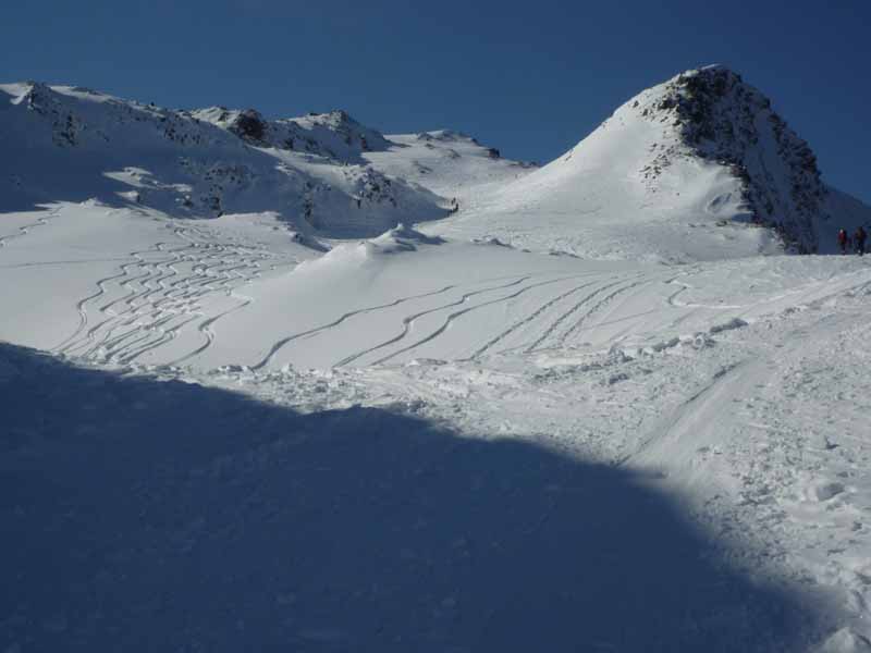 vue d'ensemble : Au dessus du col de la giettaz