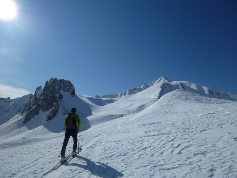 Crêt du Rey en vue : François pose...