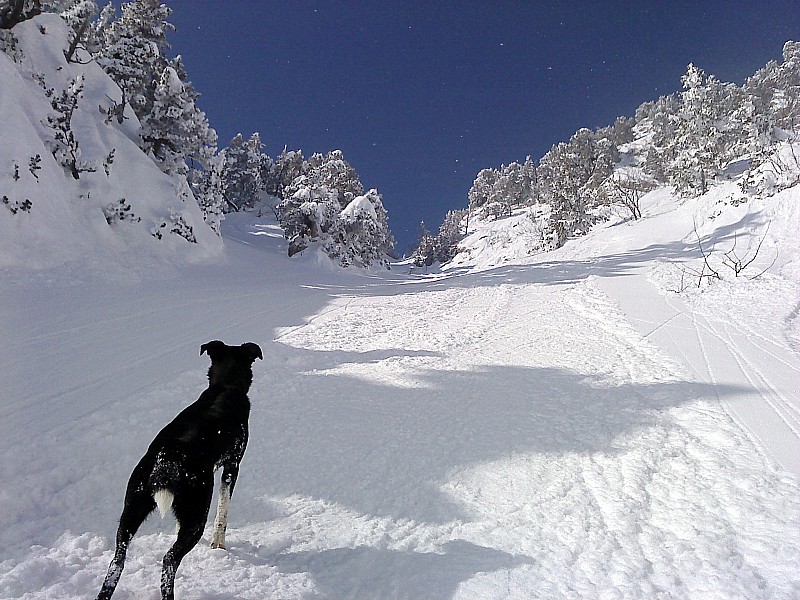 Col du Fret : un bien joli petit couloir