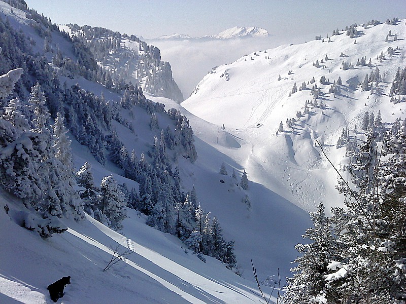 Col du Fret : le col de Bovinant et Roches Rousses