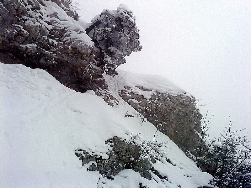 Col du Fret : le passage clé au bas du couloir