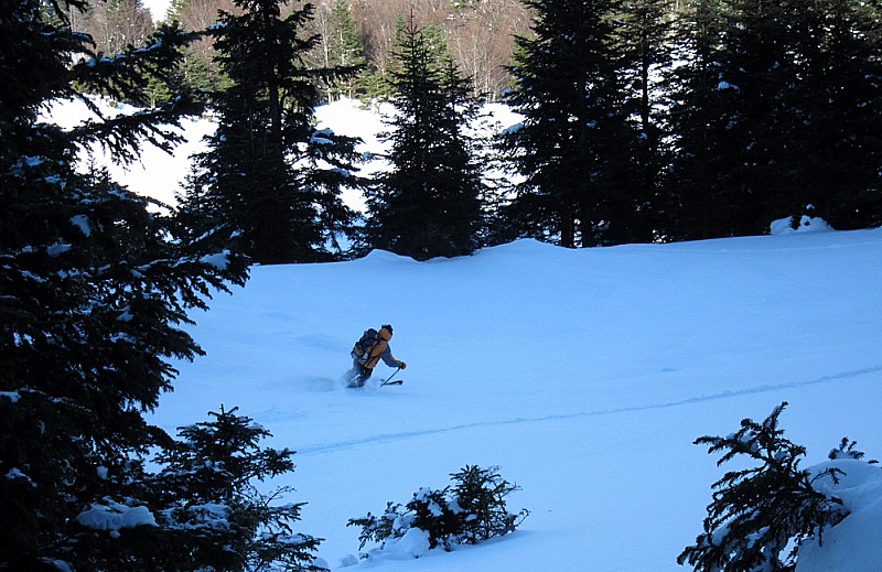 #7 Cagire, versant N : Christian s Cagire, versant N : Christian s'en donne à cœur joie !