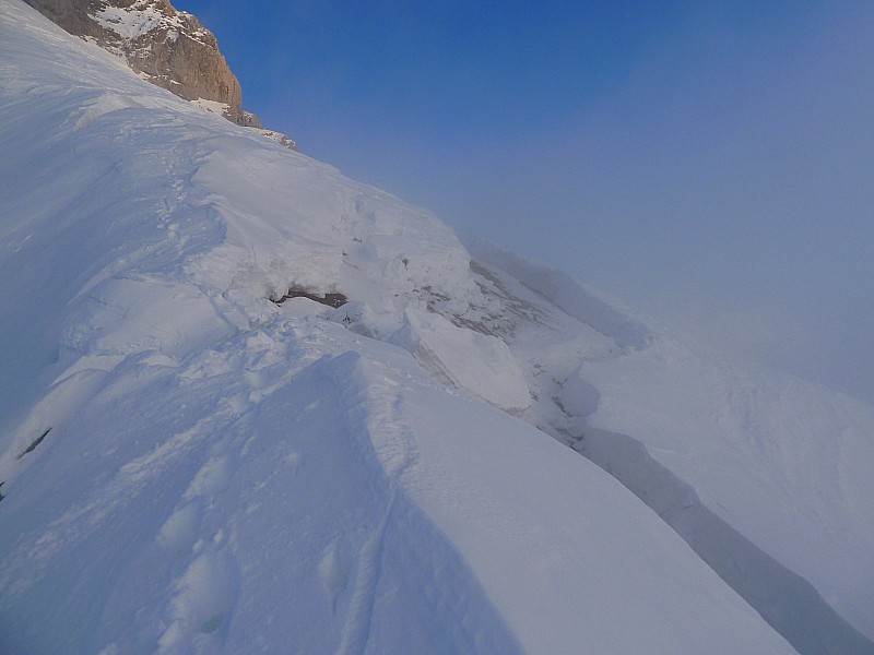 Tré le Mollard : Tré le Mollard, ses crevasses et son glacier...