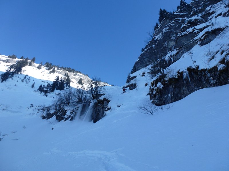 Cornes d'Ombrance : 1er ressaut