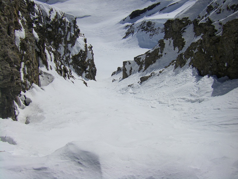 Couloir de la Golette : Pas mauvais