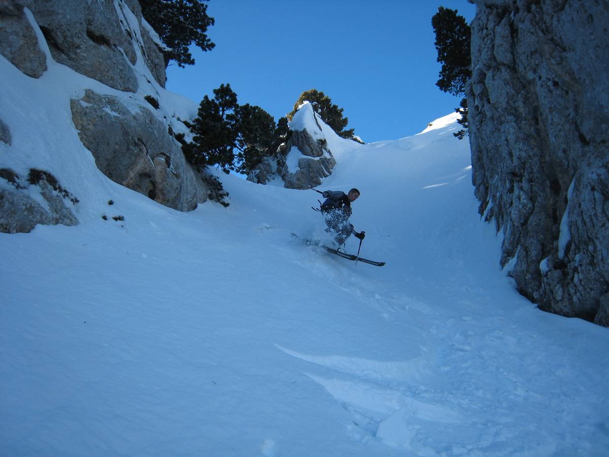 Entrée du couloir : vu du bas, Toz s'envole !