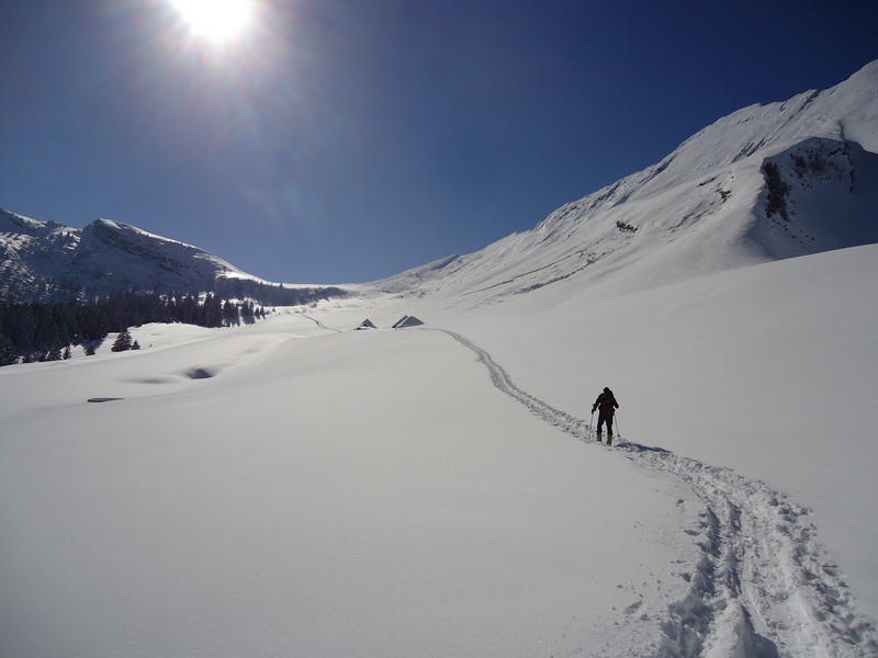 col d'Arclusaz : Belle lumière