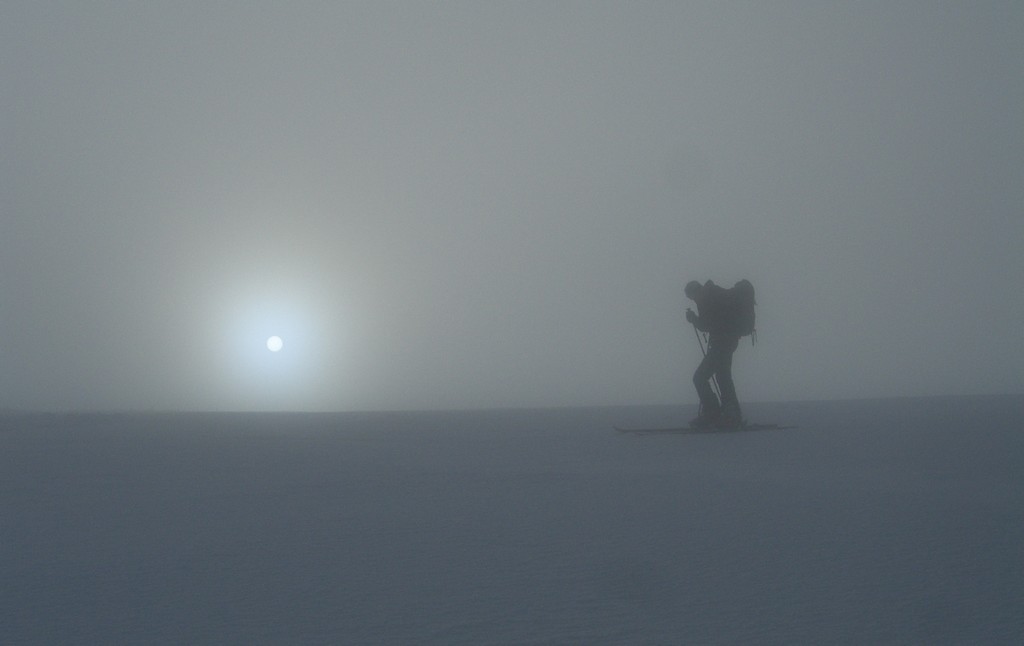 Puy de Grandval : Retour du brouillard, il est temps de rentrer