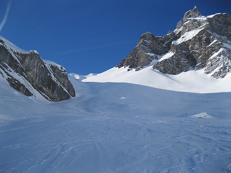 Vallon : Les pentes qui mènent au col