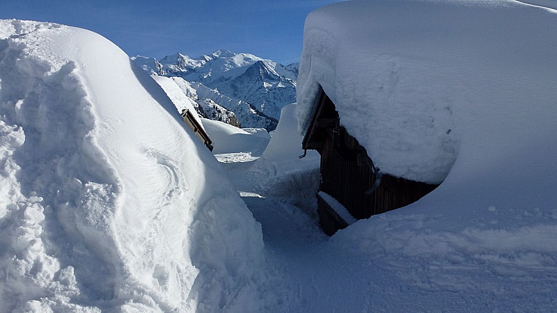 le massif : vu des chalets