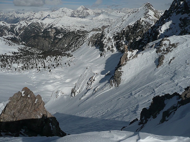 Versant nord du Col des Peygus : Joli tour, mais pas pour nous aujourd'hui
