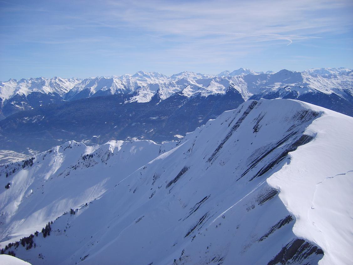 Du sommet du Pécloz : Vanoise