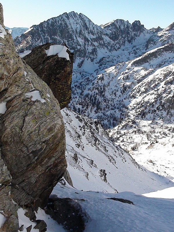 Haut du couloir NW : Enfin un peu d'ambiance dans cette sortie!