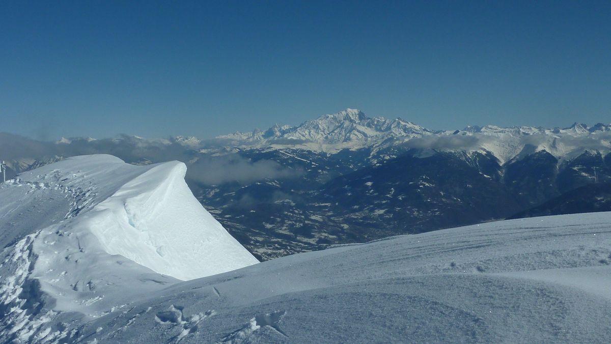 Corniches & Mont Blanc : grand beau vers le NE