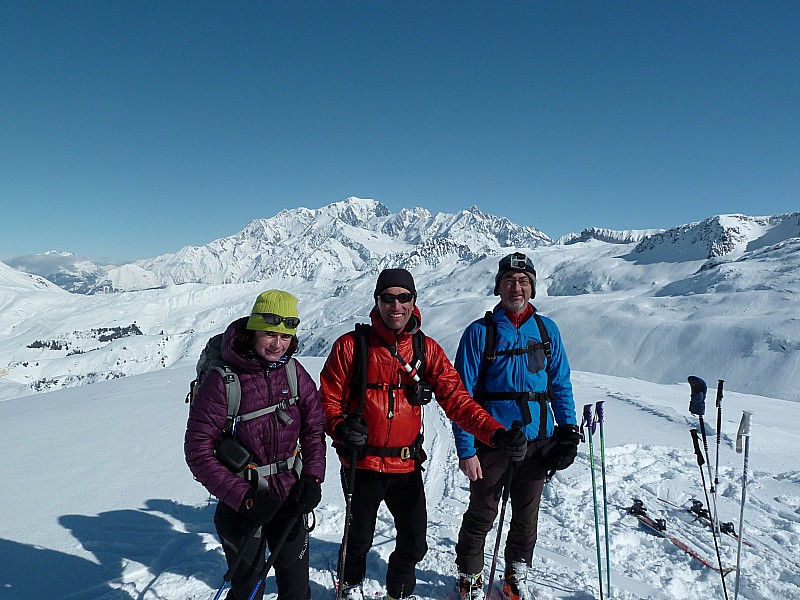 #11 L L'équipe au sommet : Avant le gavage de poudre (au sens propre et filmé en direct par Pierre, qu'elle était bonne !!!)