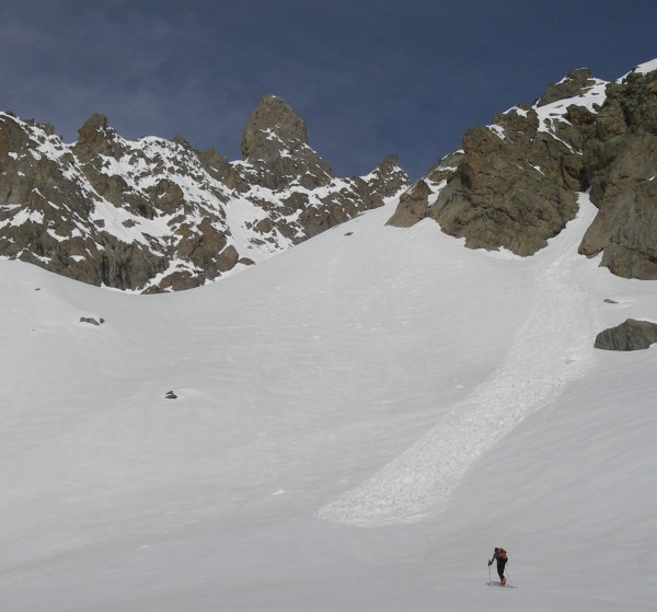 Clocher de Clauzis : Le col n'est pas encore visible