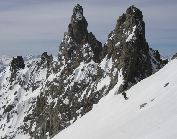Clocher de Clauzis : Descente devant le Clocher de Clauzis