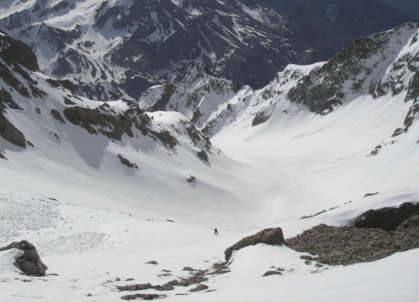 Glacier de Clauzis : La partie haute du glacier