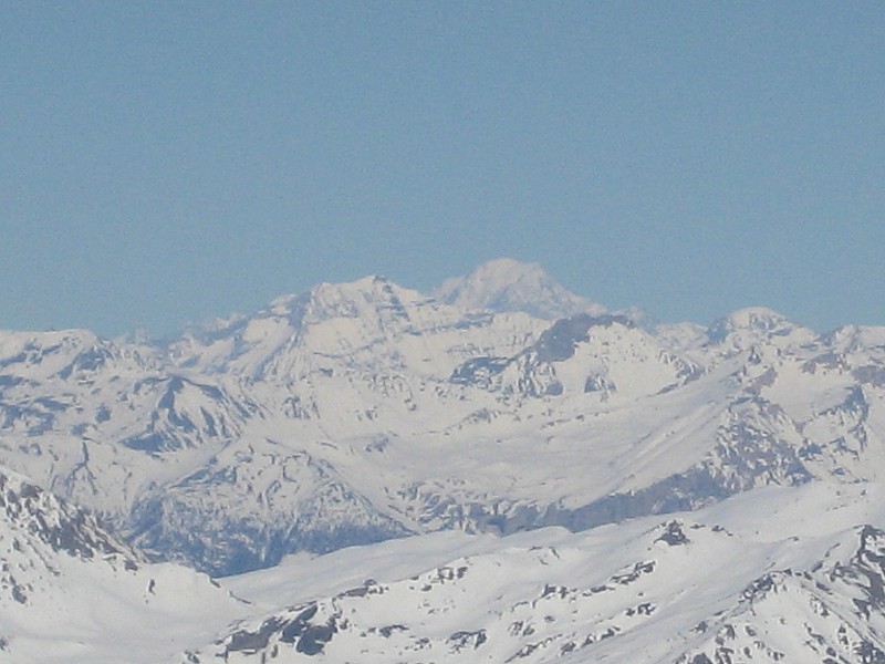Vers le Nord/Nord-Ouest (Zoom) : Grde Casse et Mt Blanc