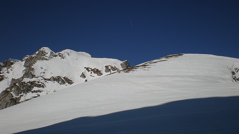 La Dent d'Oche : La Dent d'Oche vue du col