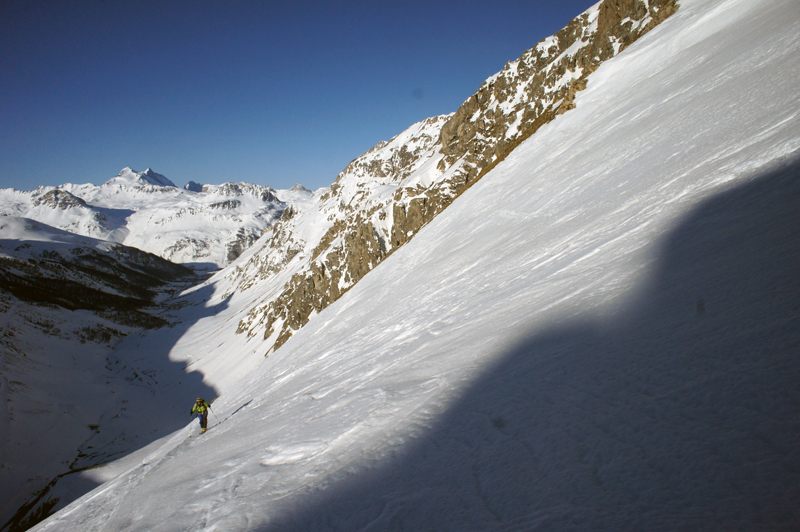 Pentes des Cavales : Montée tranquille