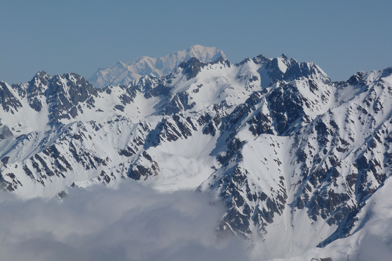 Mont Blanc : On l' a vu !