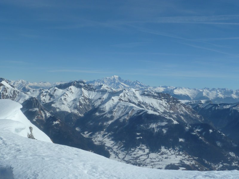 Sommet du Colombier : vers le N ça va pas trop mal