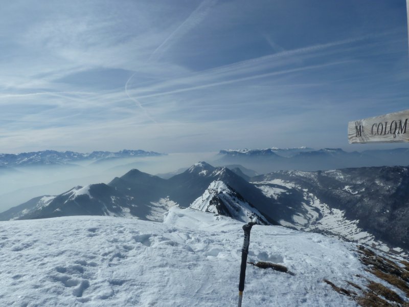 Sommet du Colombier : vers le S c'est moins bon