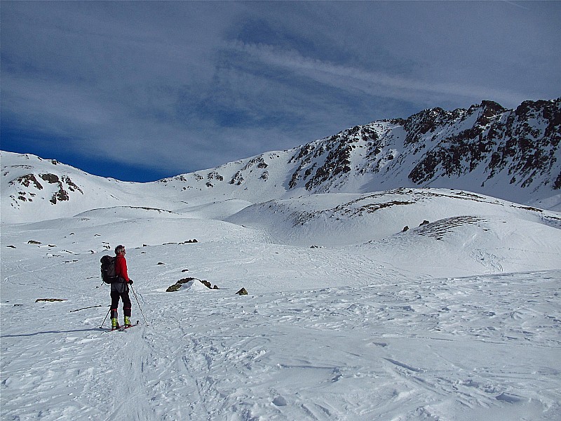 alpage : Le col et le sommet à droite