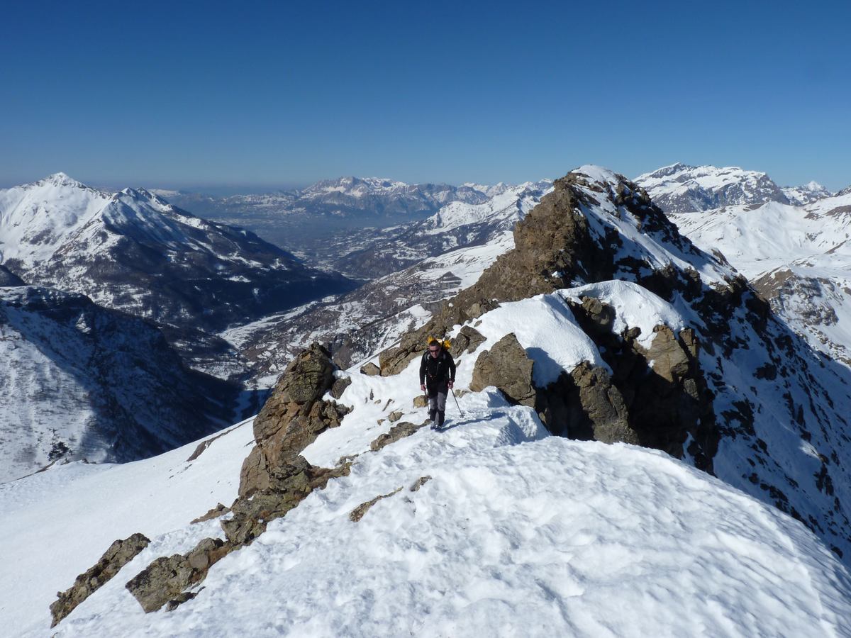 Sur la crête : Une vue presque à 360°