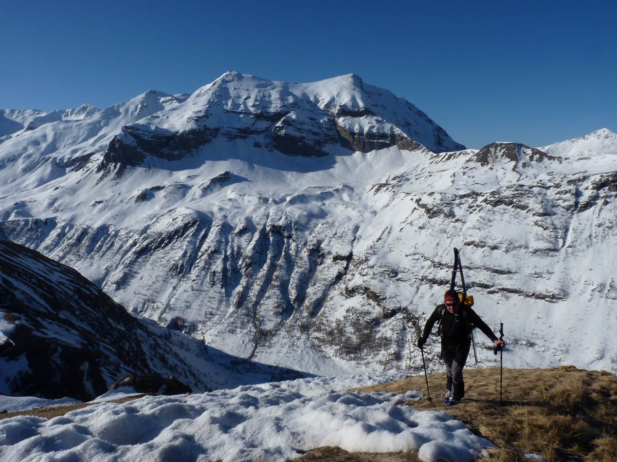 Passage au niveau de : La cabane sous le vallon de Chaffe