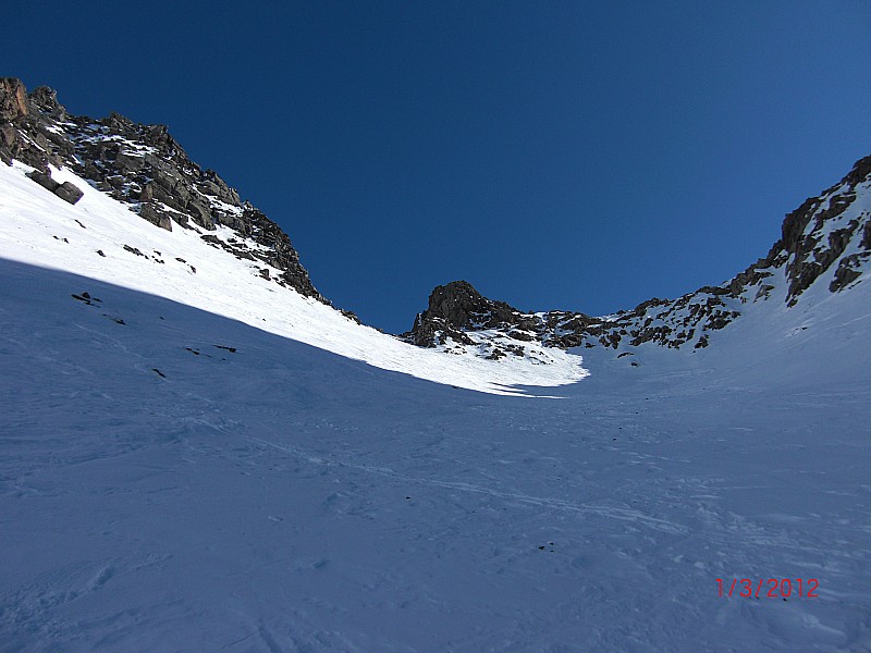Col d'Arguille : Depuis le glacier