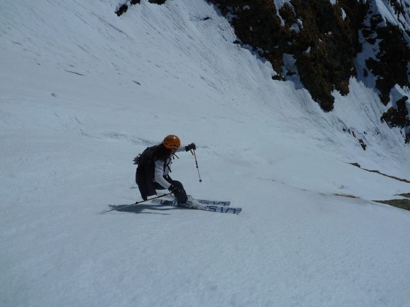 Bec d'Arguille : Dans le couloir jumal oriental.