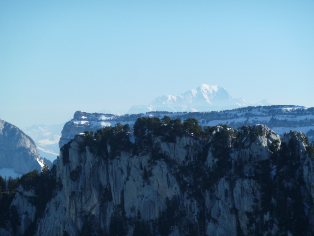 Mont Blanc : Toujours là au passage vers Bovinant