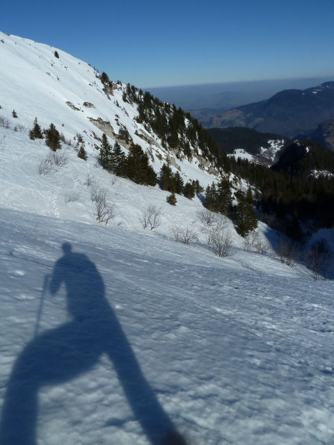 Col de Léchaud : Soleil, neige dure et solitude!