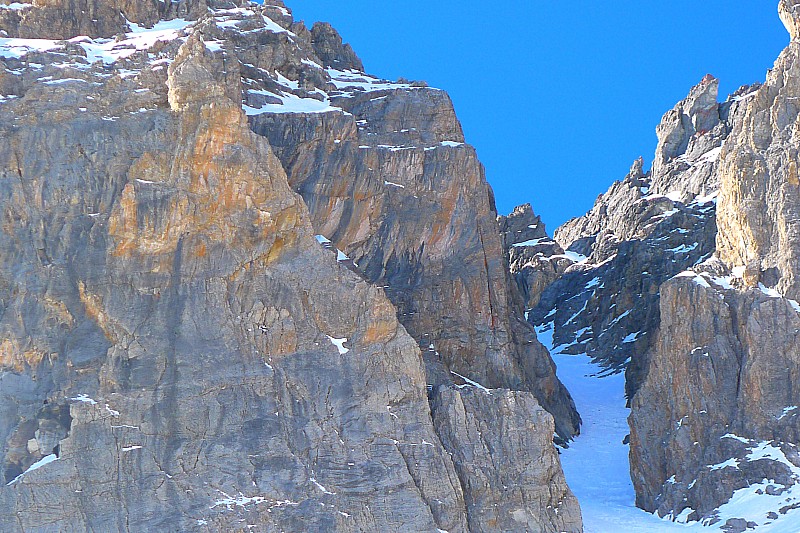Le couloir de montée : Bien encaissé