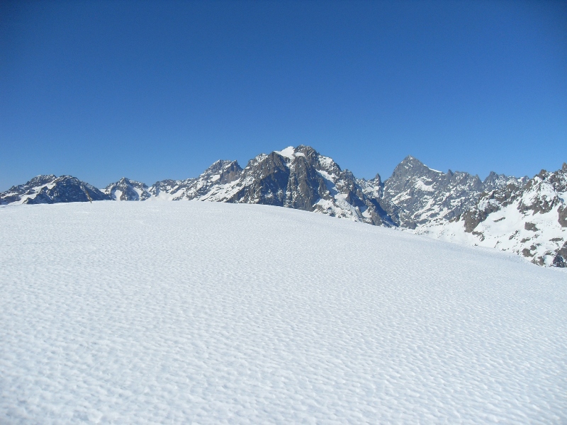 Cime de la Condamine : vue sur le Pelvoux