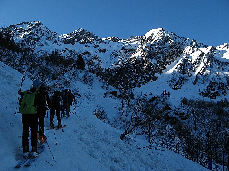 Montée du CAF Lyon Crx Rousse : Montée du CAF Croix Rousse passage juste avant la sortie du bois vers 1600m