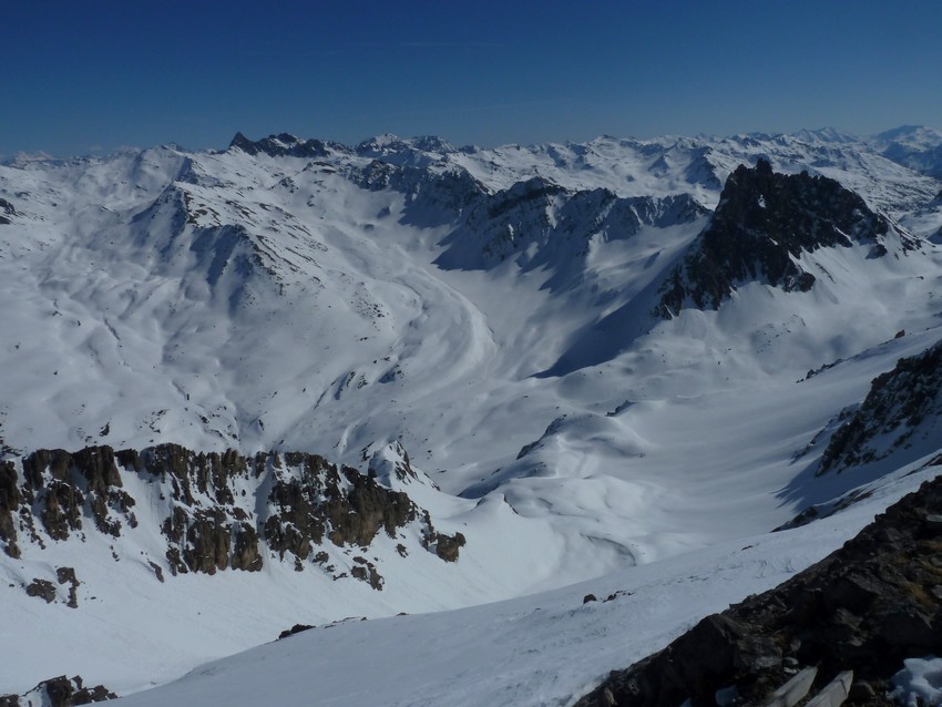Pointe d'Orient : Combe de la Valette débonnaire mais mortelle