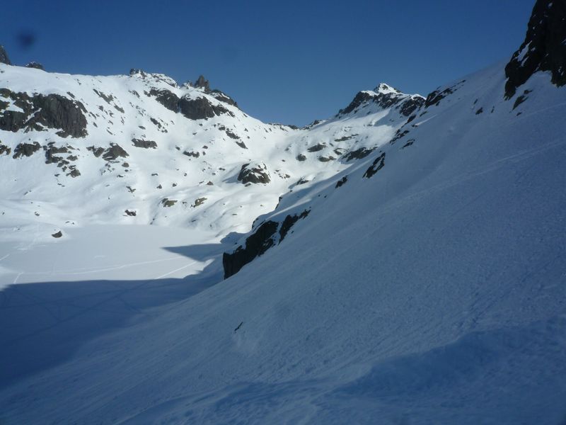 Charlanon : Lac Cornu et col de la Glière