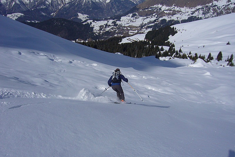 Combe à l'avion : Sur les boules recouvertes ça passe bien