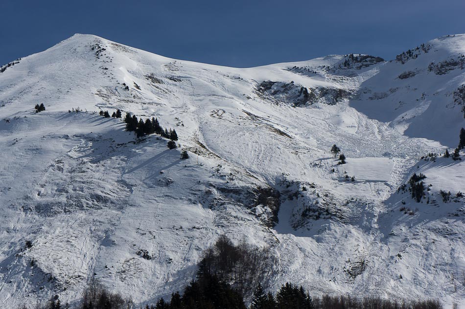 Aiguille de Serraval : Il y a bien 100m² qui ne sont pas ravagés