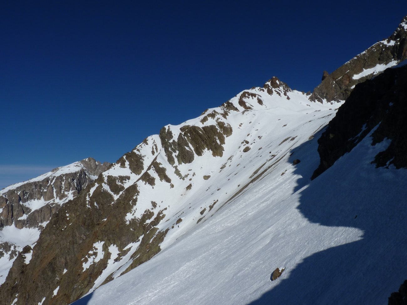 La suite au soleil : La suite de la montée Depuis le pas de l'Olan