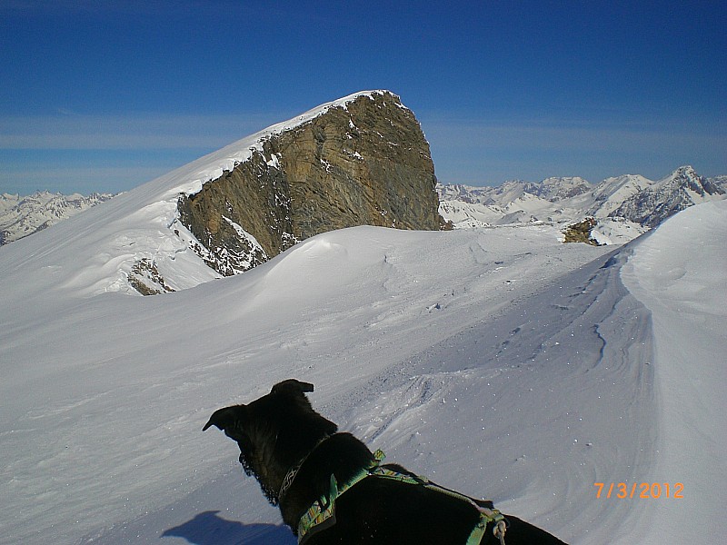 La Charvie : Cime de la Charvie en vue...