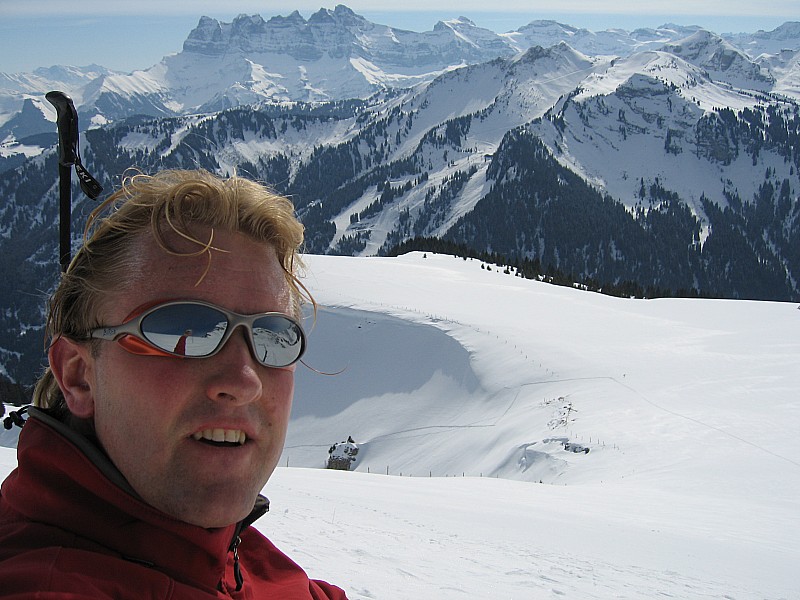 au sommet : au sommet avec les dents du midi