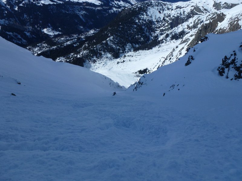 Couloir N : Très bon ski...