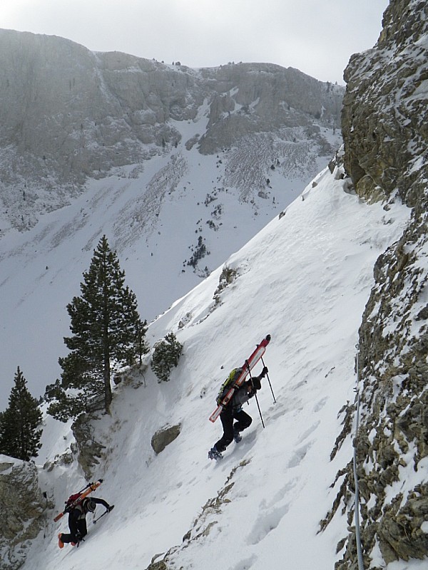 Sortie de l'étroiture : Dans la variante mixte du Fouillet... (ou Fenouillet!)
