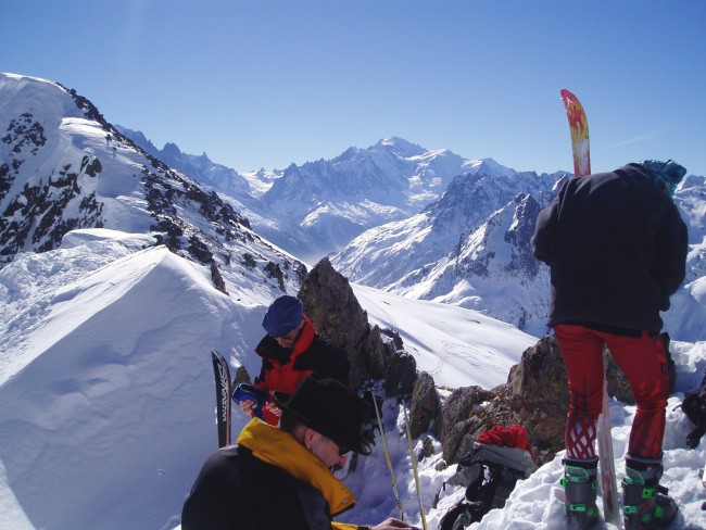 Le col : Evidemment, le Mont-Blanc