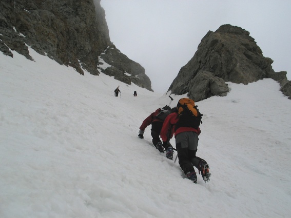 couloir4 : Dans le couloir d'accès au Col de coste rouge