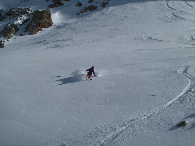 Mat en skis souples : et grandes courbes...